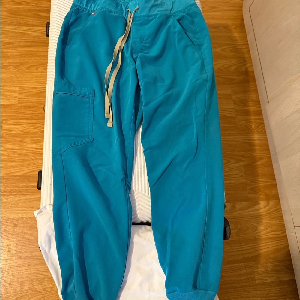 FIGS Teal Zamora Jogger Scrub Pants SP